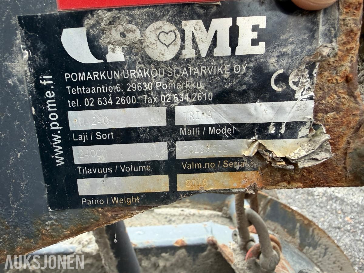 2019 Pome AH-240 - HYDRAULISK FRONTKOST