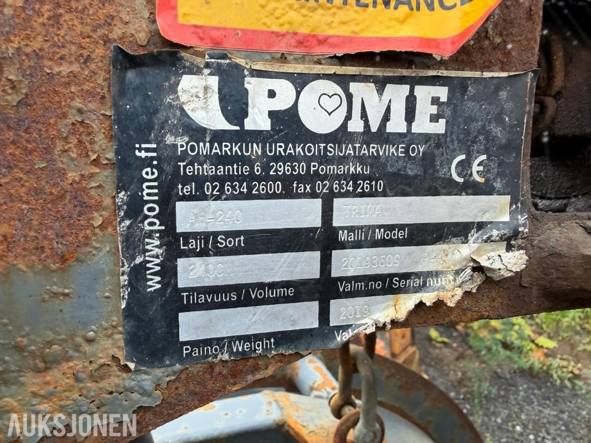 HYDRAULISK FRONTKOST - POME AH-240
