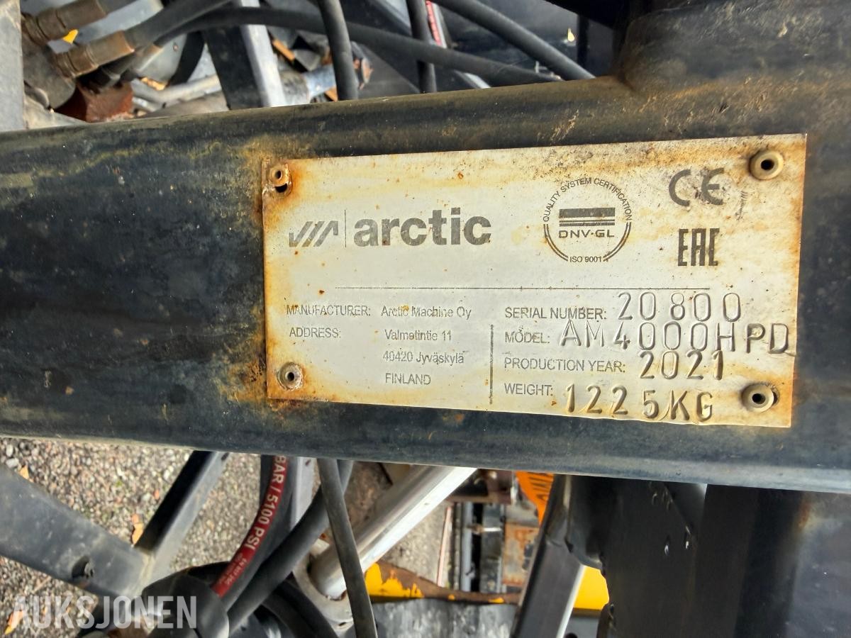 2021 ARCTIC AM4000 HPD - HYDRAULISK SVINGBAR SNØPLOG