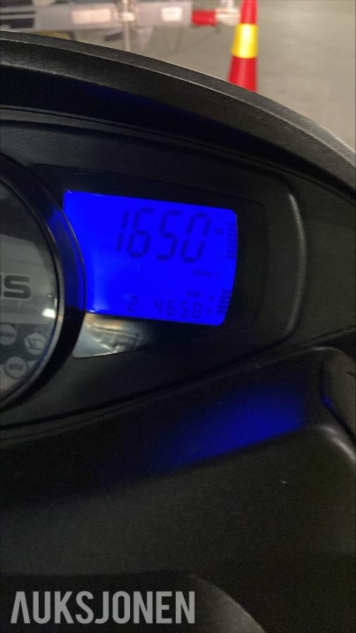 2014 Polaris 600 IQ Widetrak snøscooter med hengerfeste og bagasjeboks
