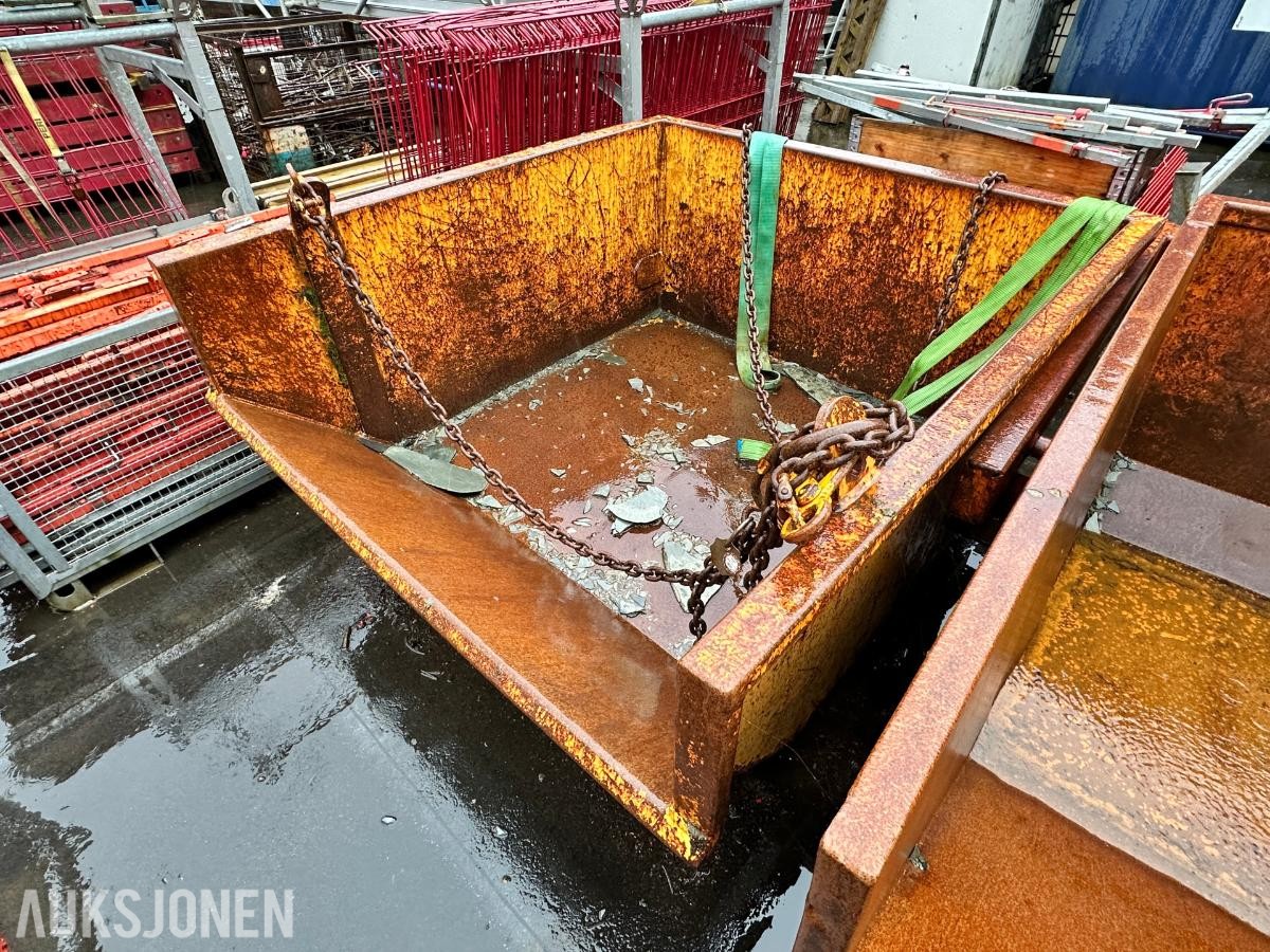 2011 SIJO løftecontainer 1600 liter, SWL 5000 kg