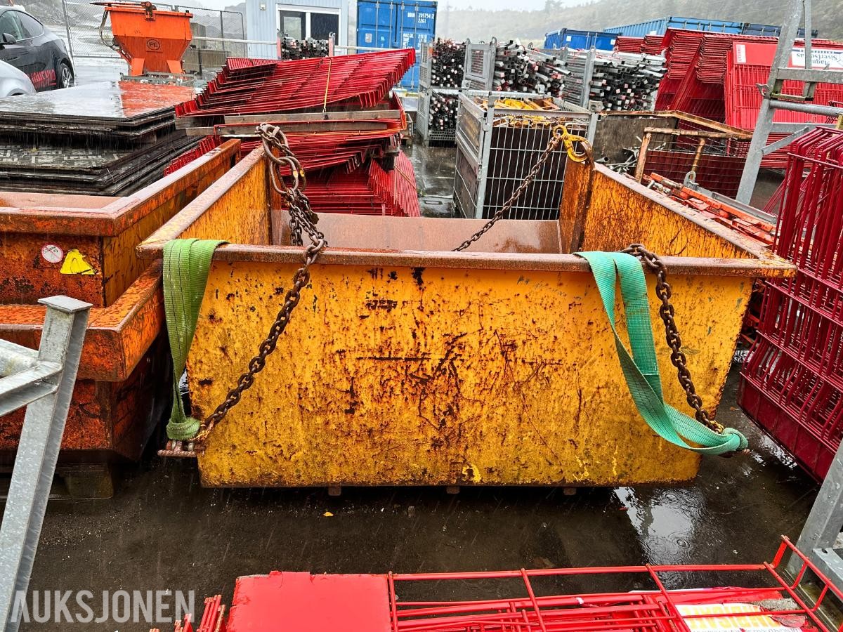 2011 SIJO løftecontainer 1600 liter, SWL 5000 kg