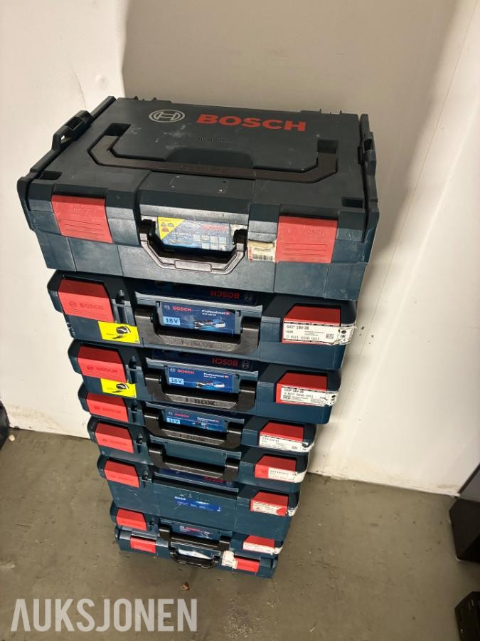 8 stk Bosch Kasser Parti 1 *Ingen minstepris*