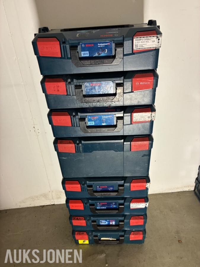 8 stk Bosch Kasser Parti 2 *Ingen minstepris*