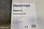 Bademiljø Vision 2.0 badekarvegg 80 x 140 cm