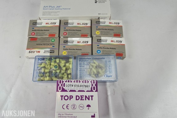 dentalprodukter fra Dentsply Sirona, DiaDent, Kerr og TOP DENT fra Dentsply Sirona, DiaDent, Kerr og TOP DENT