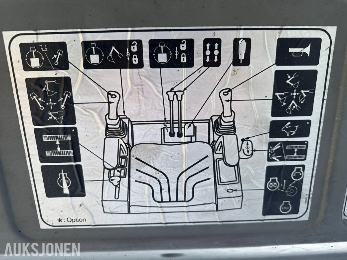 2006 Volvo EC20B XTV minigraver med 3 skuffer