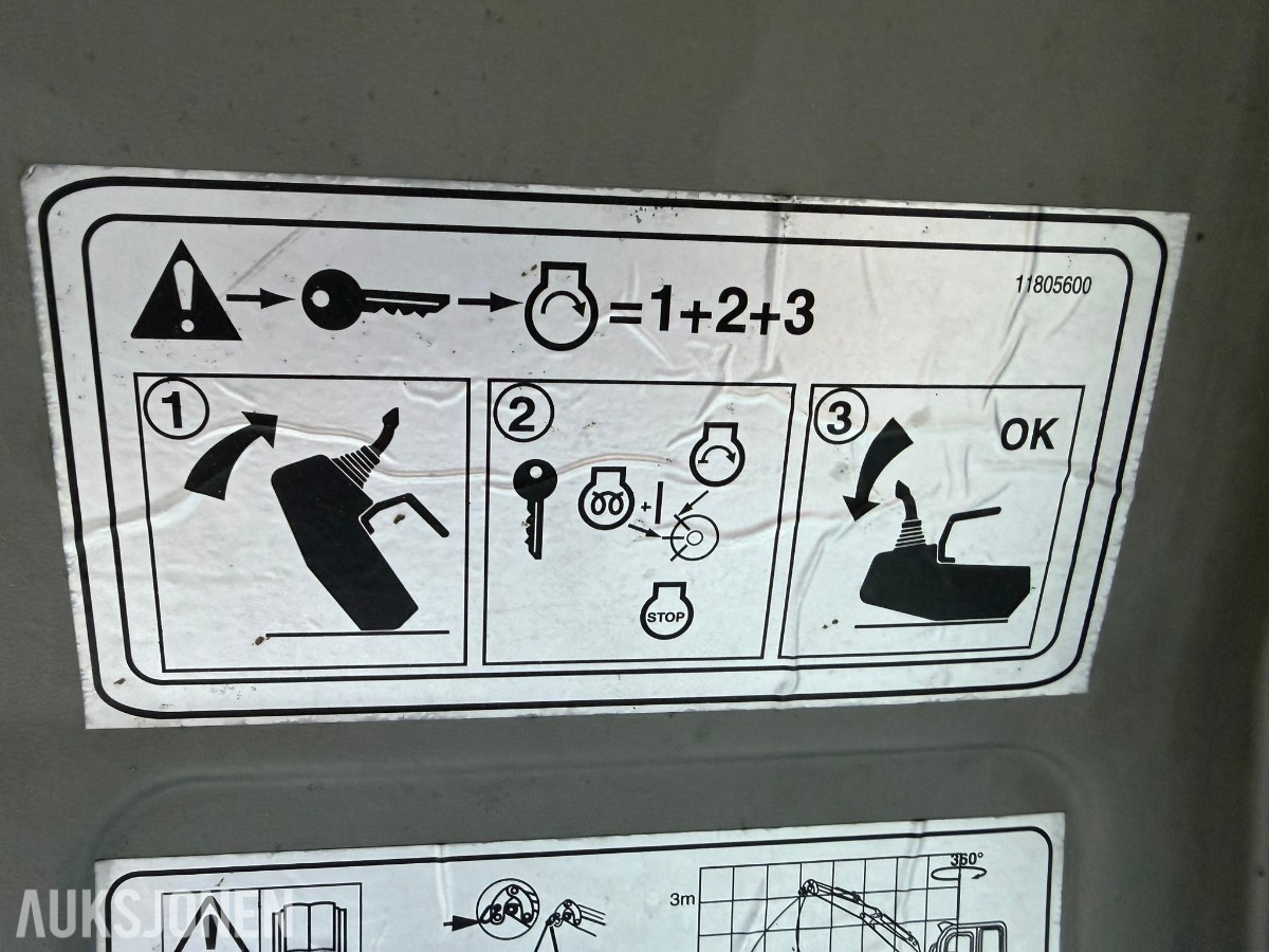 2006 Volvo EC20B XTV minigraver med 3 skuffer