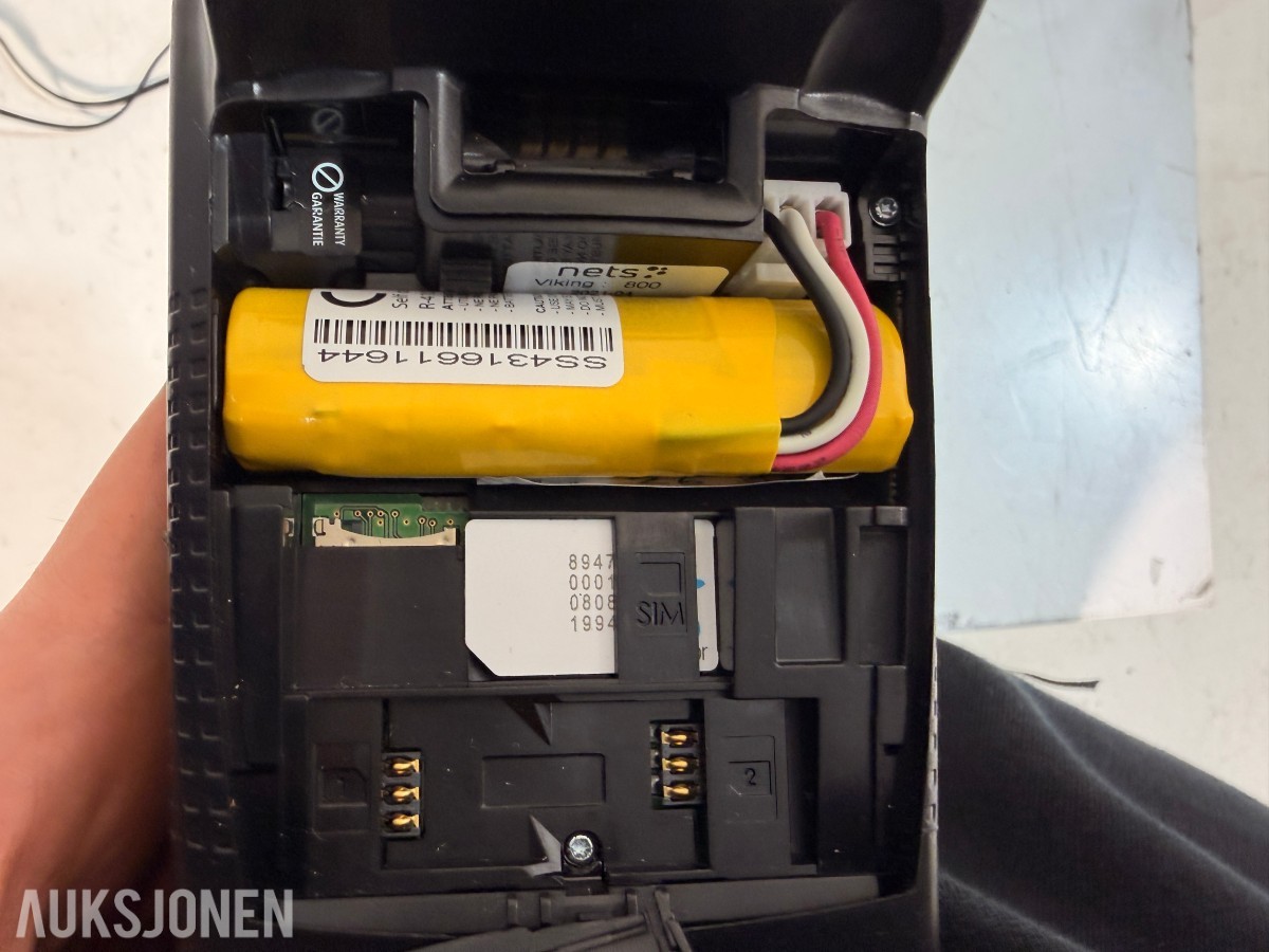 Ingenico iWL250 betalingsterminal med lader