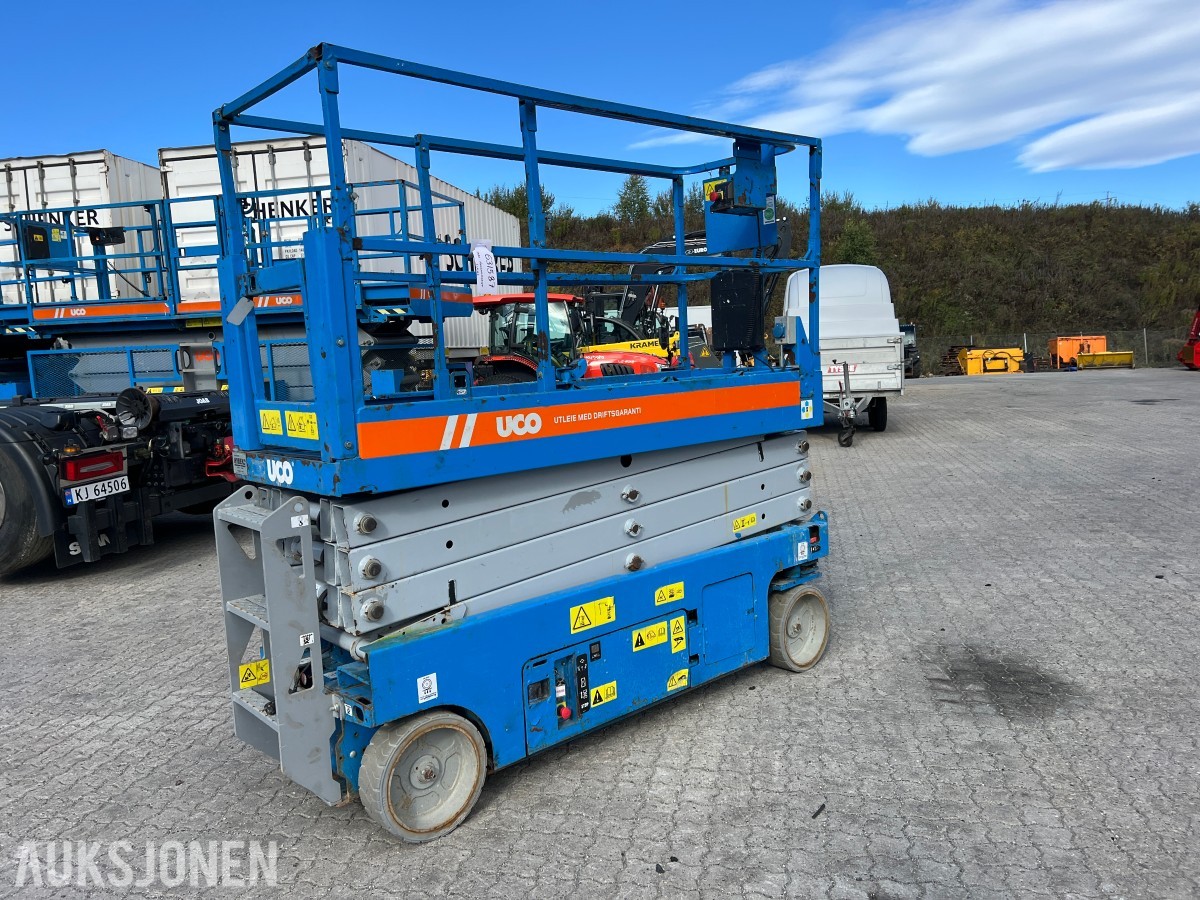 2011 Genie GS-2632 batteridrevet sakselift – 9,8 m arbeidshøyde