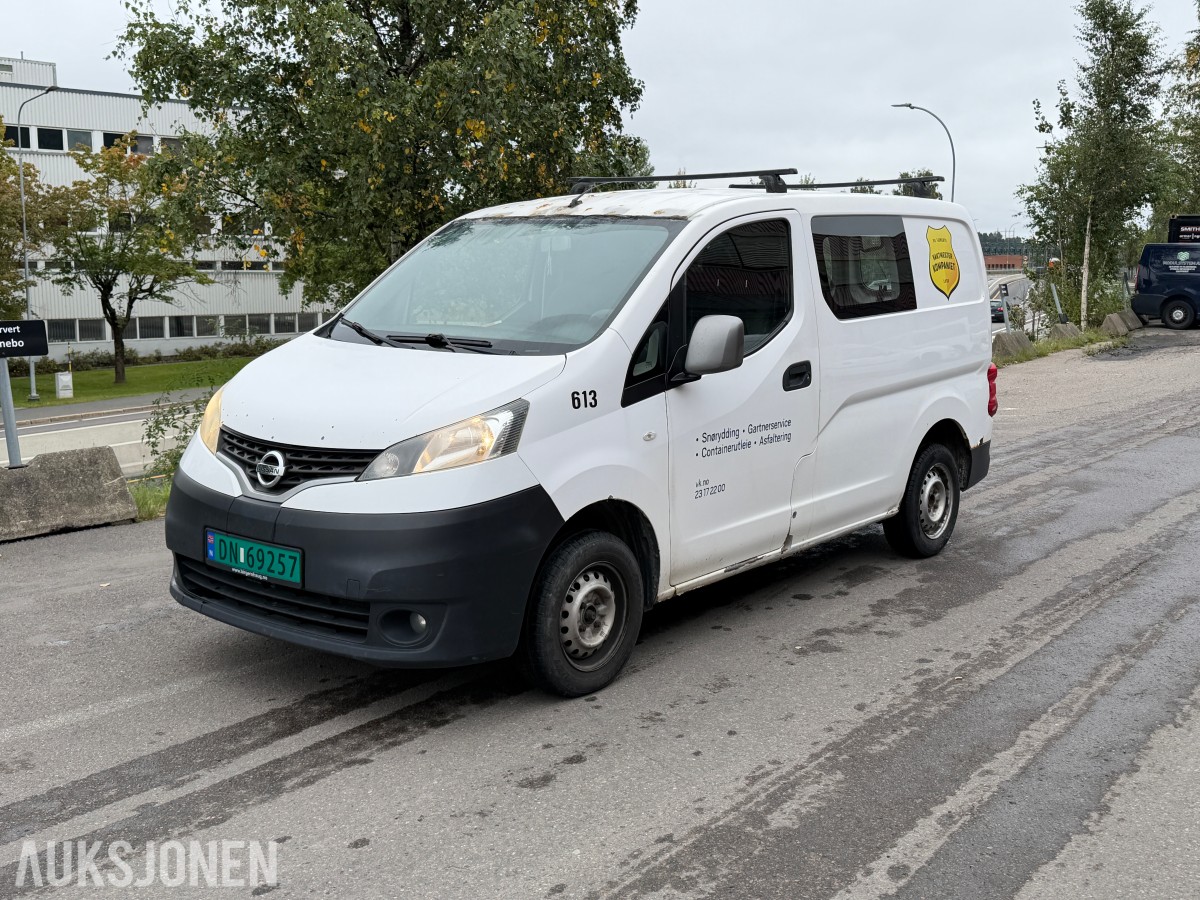 2011 NISSAN NV200 DIESEL HENGERFESTE - INGEN MINSTEPRIS!