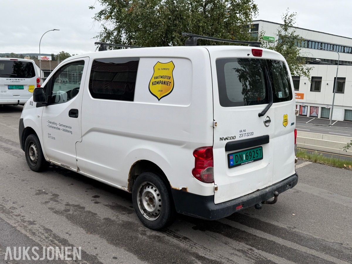 2011 NISSAN NV200 DIESEL HENGERFESTE - INGEN MINSTEPRIS!