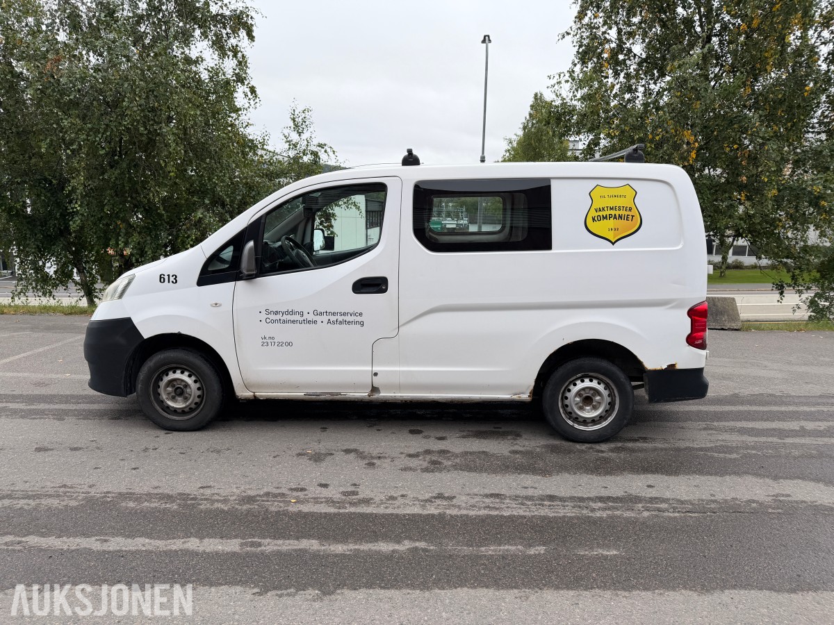 2011 NISSAN NV200 DIESEL HENGERFESTE - INGEN MINSTEPRIS!