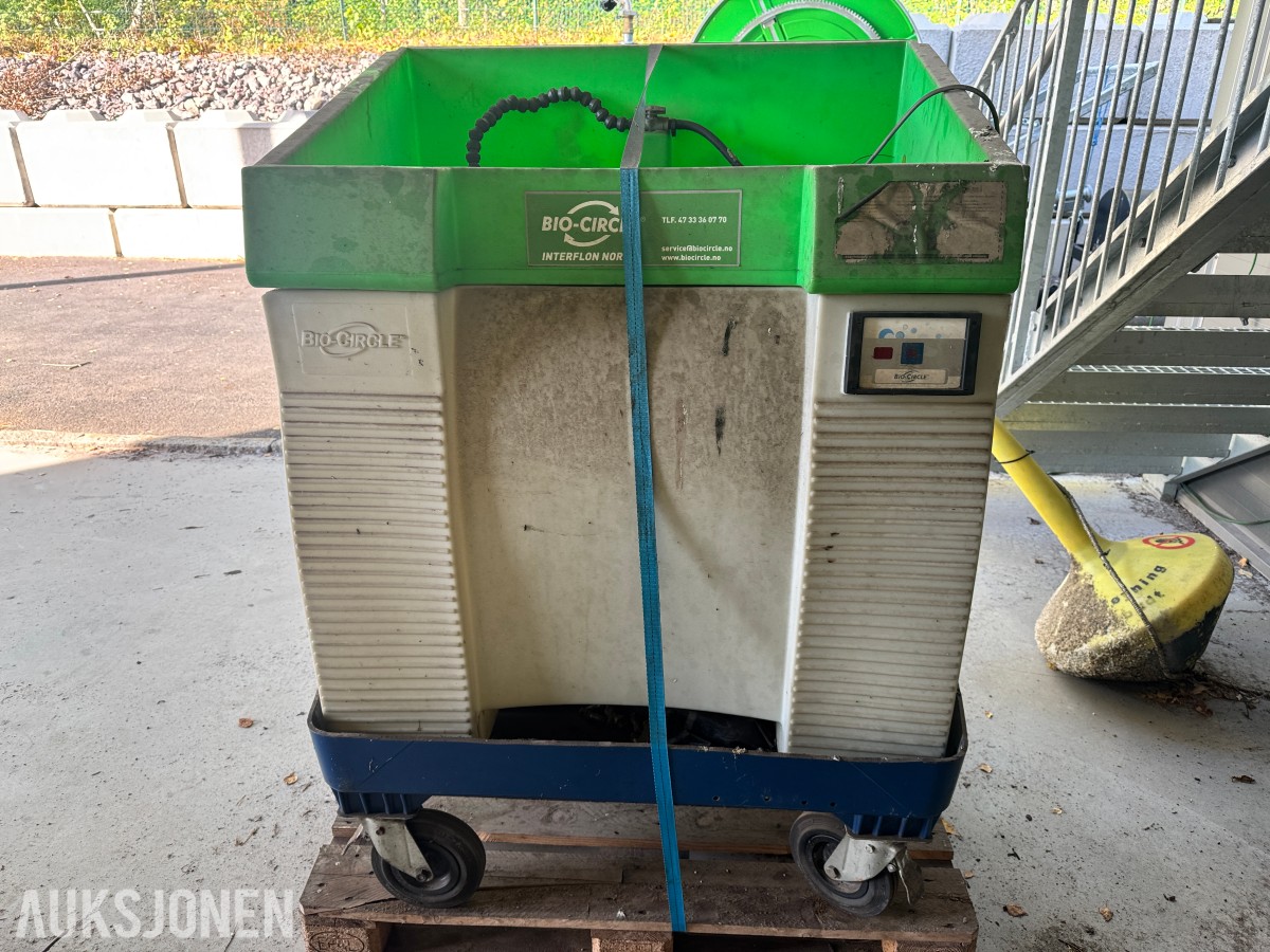Bio-Circle Delevasker med 60L kjemikalie