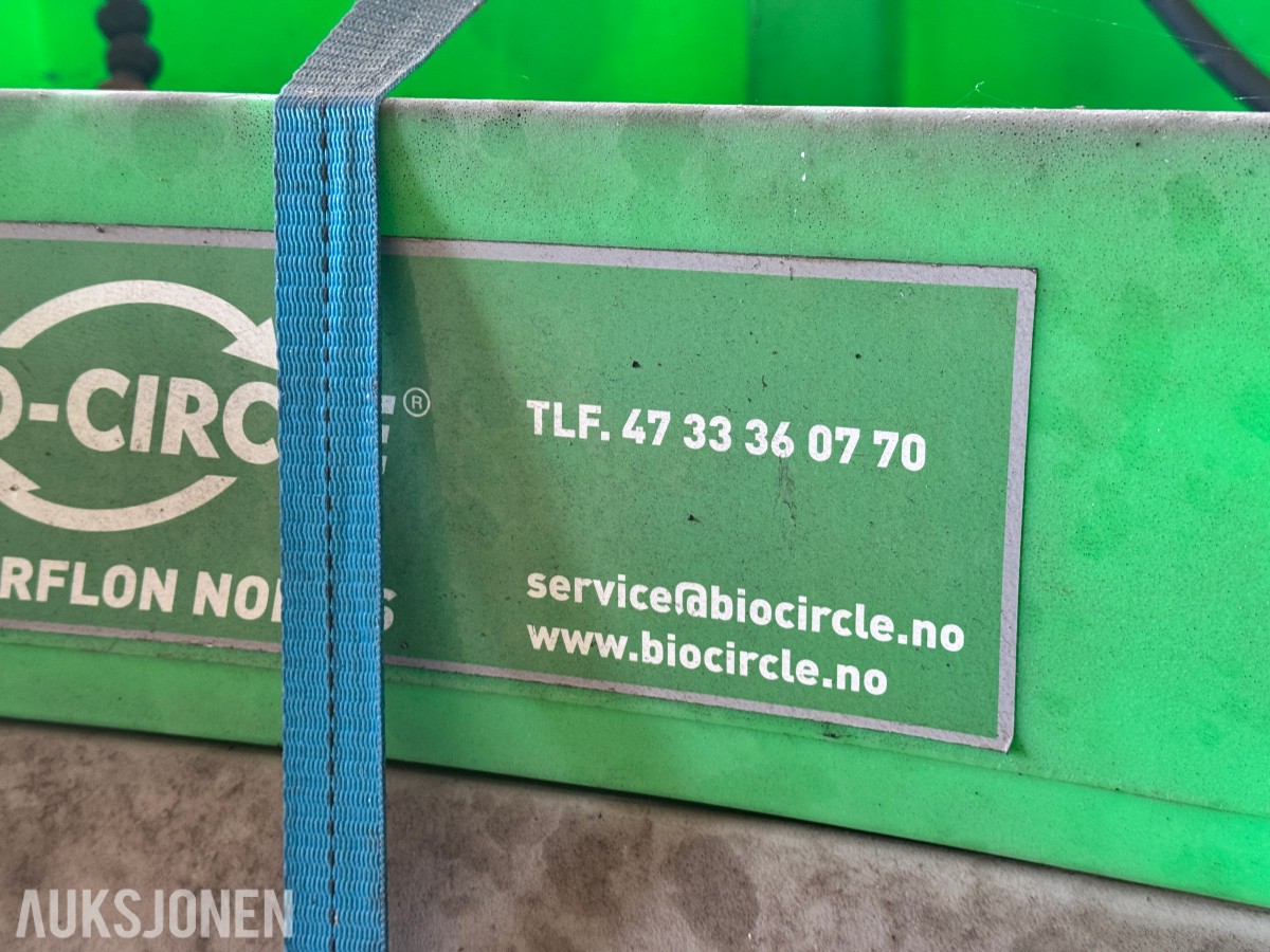 Bio-Circle Delevasker med 60L kjemikalie