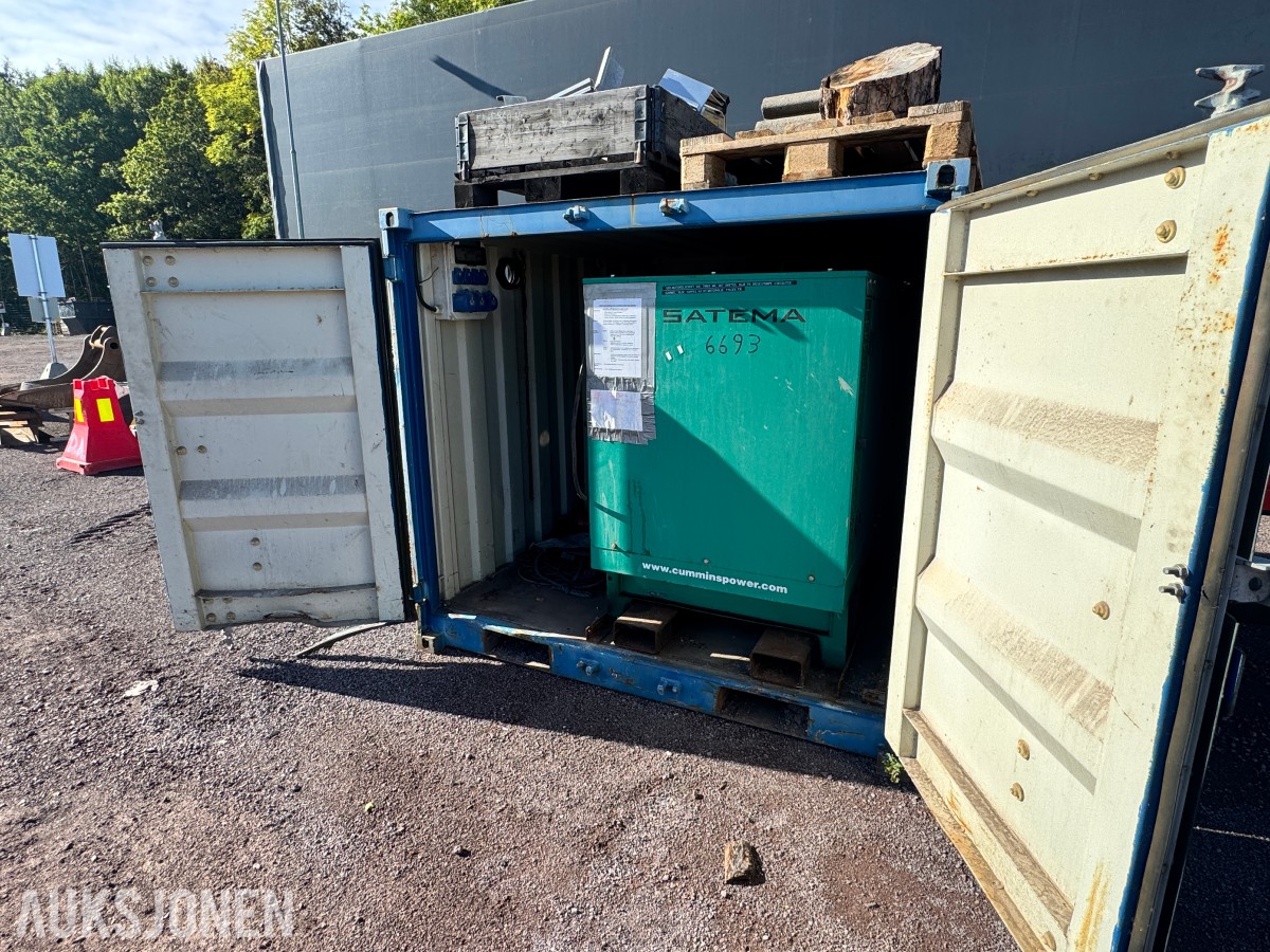 Satema/Cummins 17 kVA aggregat i container