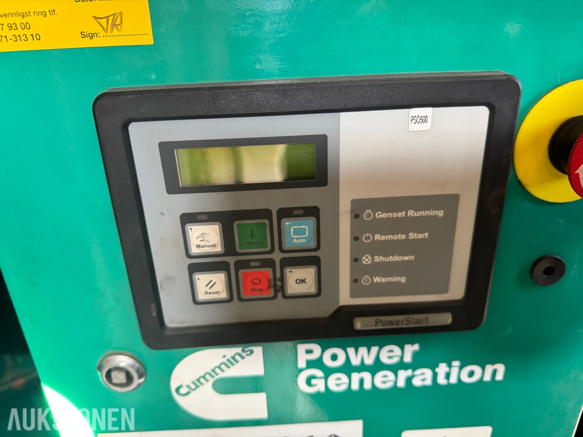 Satema/Cummins 17 kVA aggregat i container