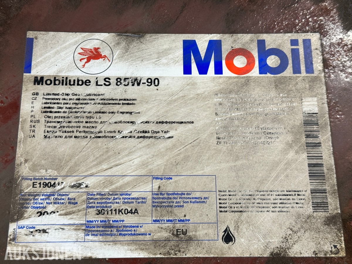 2 stk fat Mobilube LS 85W-90 - 416 liter
