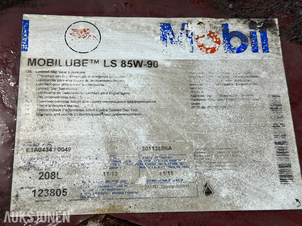 2 stk fat Mobilube LS 85W-90 - 416 liter