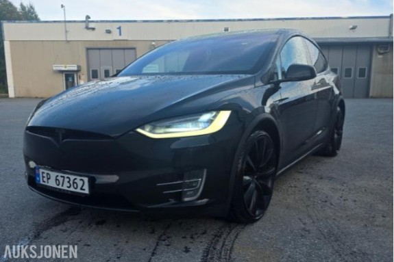 2018 Tesla Model X Long Range 5-seter 134000km ccs hurtilading, premium lydanlegg, autopilot 2.5