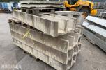 Kabelkanaler i betong med lokk - dobbeltløps kanalelementer - 