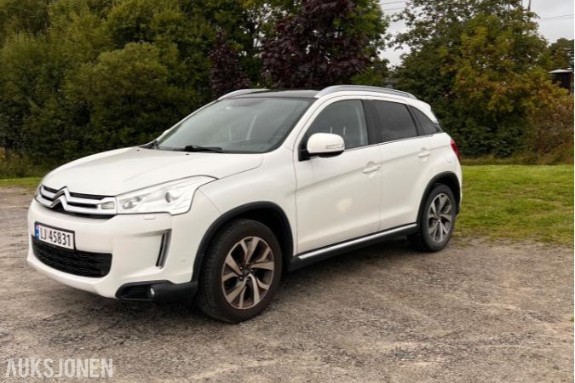 2012 Citroen C4 Aircross 1.8 150hk 4X4 cruisekontroll hengerfeste soltak s+v dekk   148000km