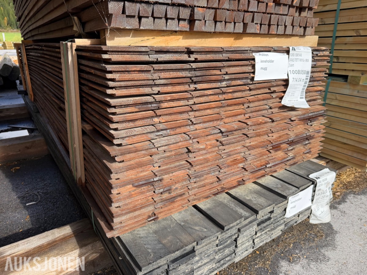 19 x 148 mm. Dobbeltfals kledning. Inneholder mugg