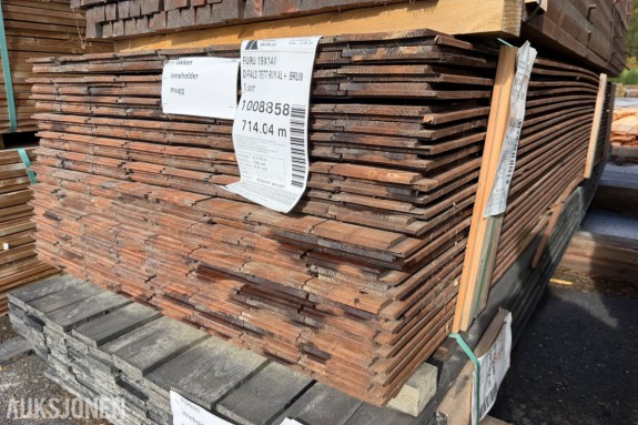 19 x 148 mm. Dobbeltfals kledning. Inneholder mugg
