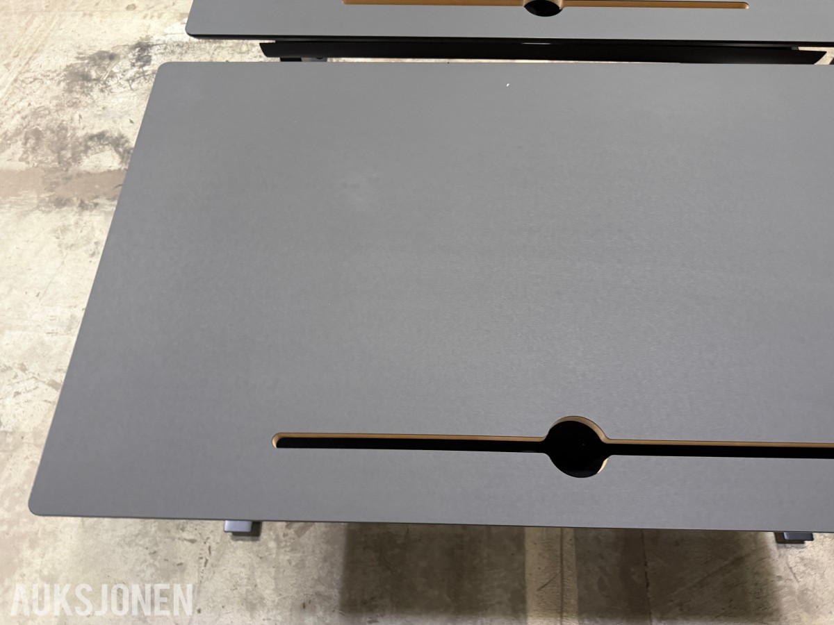 4 stk Swedstyle elektriske hev-/senk skrivebord 140 × 80 cm