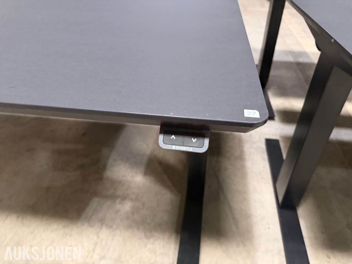 4 stk Swedstyle elektriske hev-/senk skrivebord 140 × 80 cm