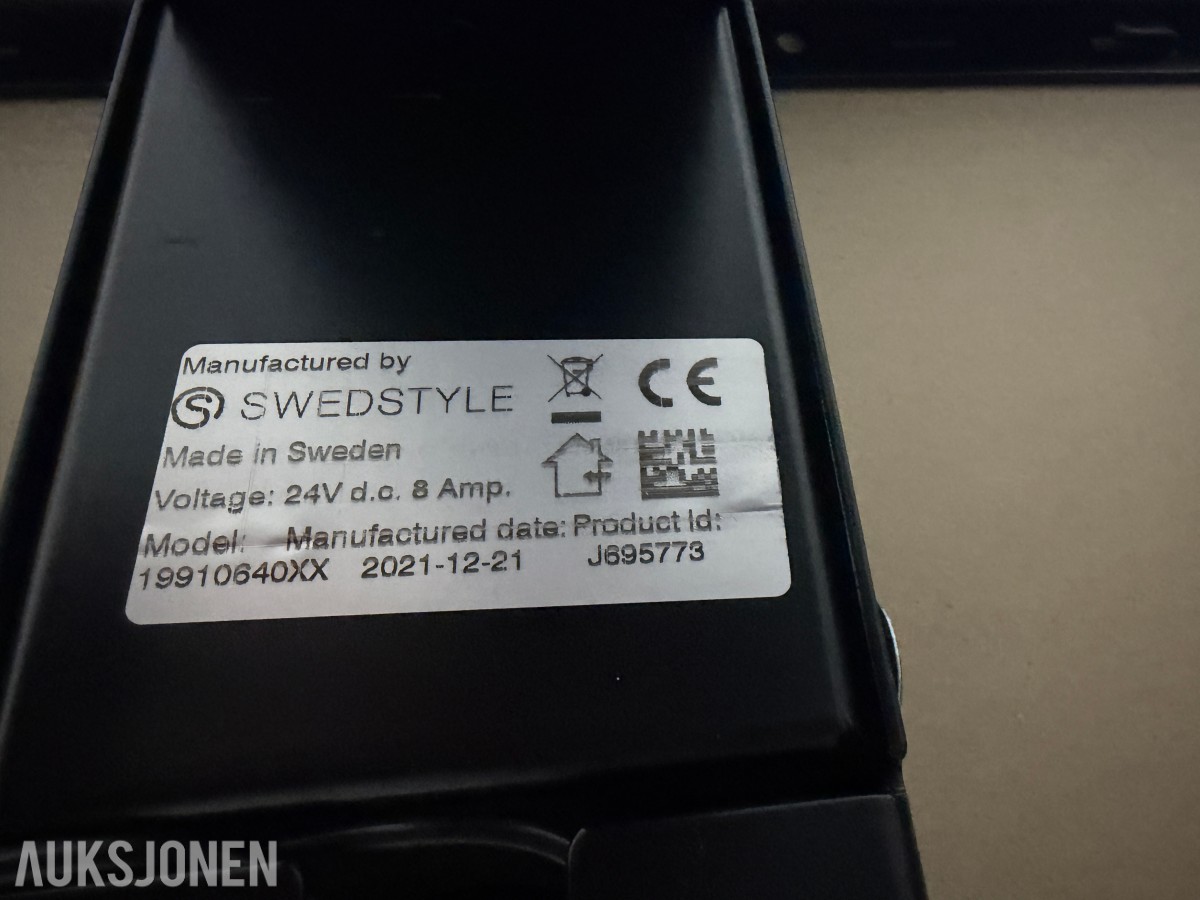 4 stk Swedstyle elektriske hev-/senk skrivebord 140 × 80 cm