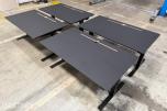 4 stk Swedstyle elektriske hev-/senk skrivebord 140 × 80 cm