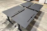 4 stk Swedstyle elektriske hev-/senk skrivebord 140 × 80 cm