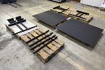2 stk. JAZZ Executive møtebord 1400 x 1200 mm