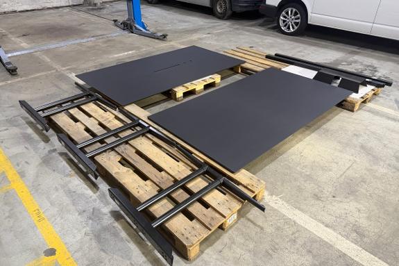 2 stk 2023 JAZZ Executive konferansebord / møtebord 2200 x 1200 mm