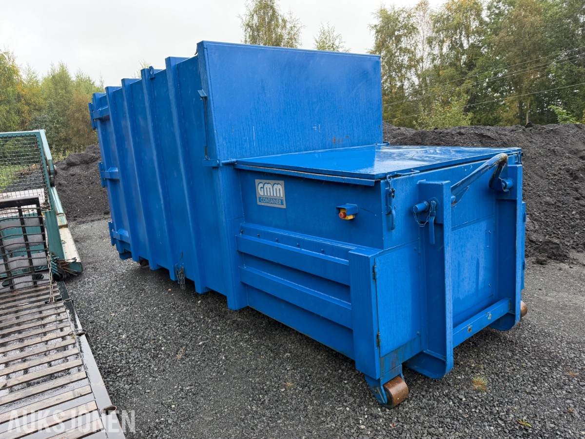 2000 mod. GMM KPM 16 presscontainer. Krokramme. Komplett