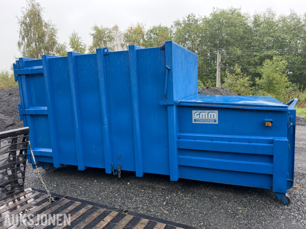 2000 mod. GMM KPM 16 presscontainer. Krokramme. Komplett