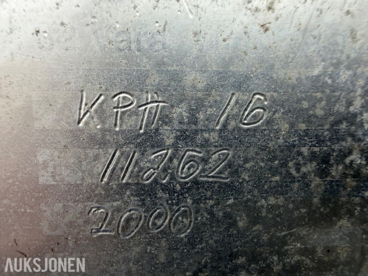 2000 mod. GMM KPM 16 presscontainer. Krokramme. Komplett