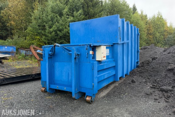2000 mod. GMM KPM 16 presscontainer. Krokramme. Komplett
