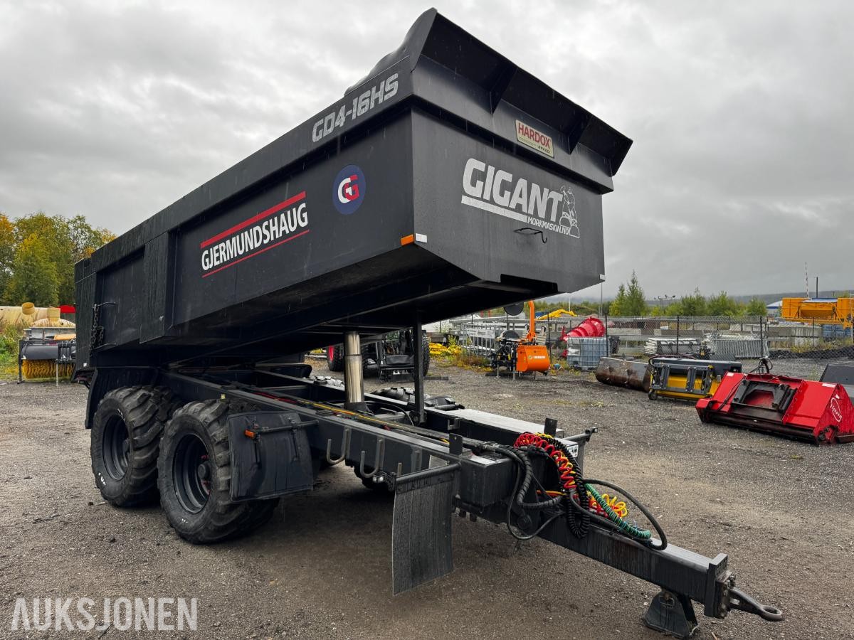 2017 Gigant  GD 4-16HS dumperhenger 17 tonn lasteevne