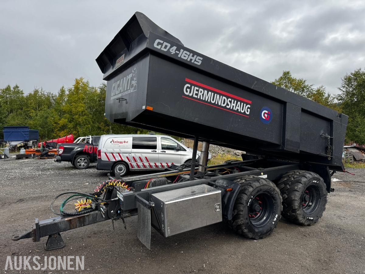 2017 Gigant  GD 4-16HS dumperhenger 17 tonn lasteevne