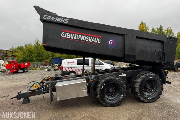 2017 Gigant GD 4-16HS dumperhenger 17 tonn lasteevne