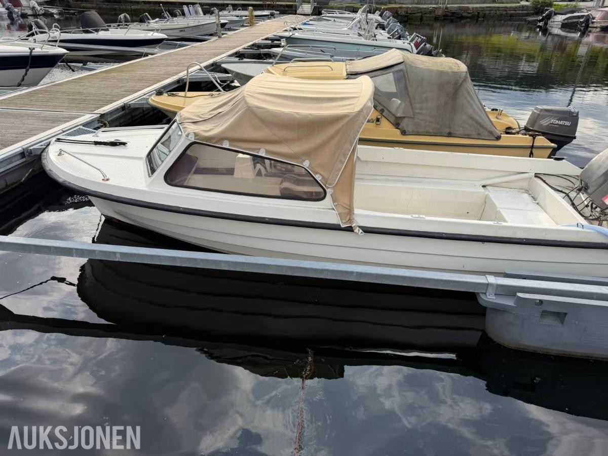 Rana 17 fot med Mariner 40hk + henger