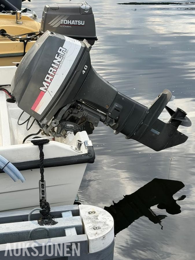Rana 17 fot med Mariner 40hk + henger