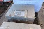 4 stk. oppbevaringskasser i metall/aluminium med diverse festemateriell