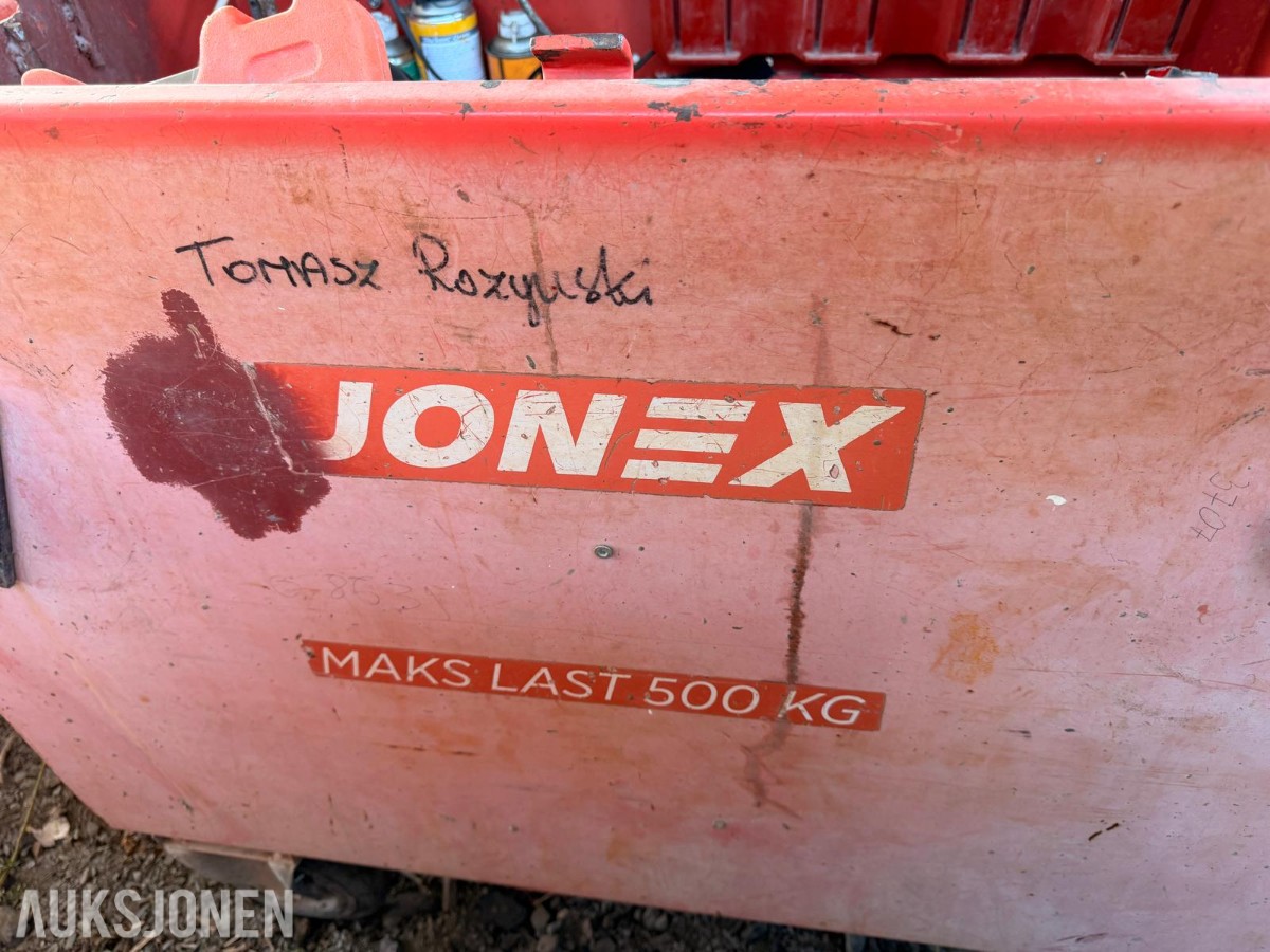 4 stk. Jonex verktøykasser med diverse verktøy og utstyr