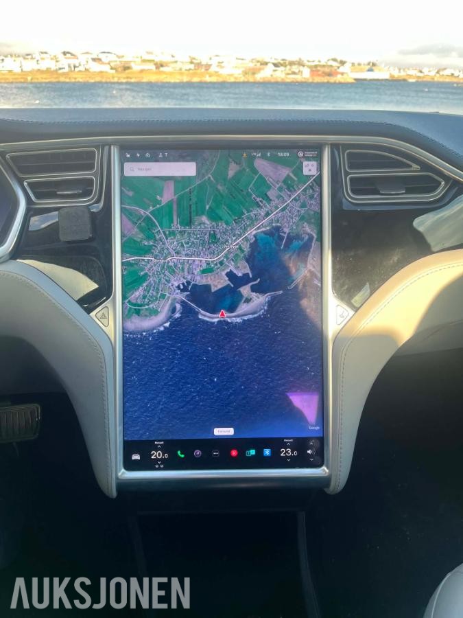 2013 TESLA MODEL S SKINN NAVIGASJON LUFTFJÆRING FREE-LADING