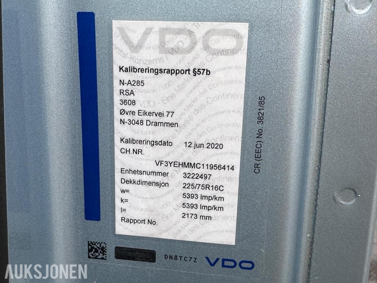 2011 Peugeot Boxer, 440 16-SETER WEBASTO 3.0 158HK, kun 102970km