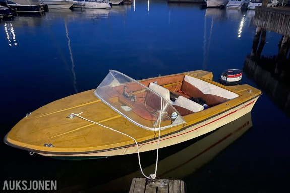 1970 Hero 14 fot båt med registrert henger