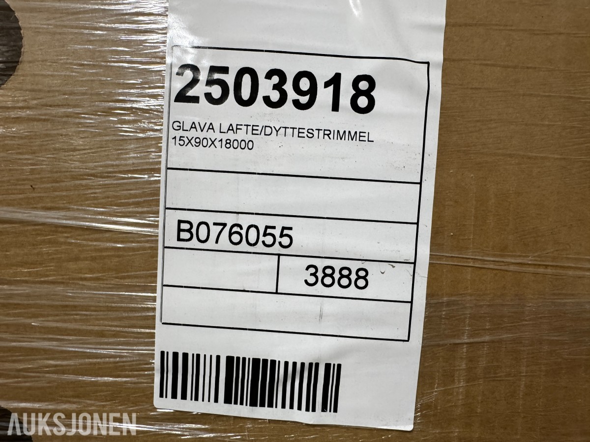 1 pall Glava lafte/dyttestrimler 15x90x18000 mm 36 pakker